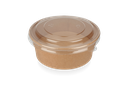 Saladier en carton pokebowl Kraft combi 20oz/500 ml. 150 pcs.+ 150 pcs.