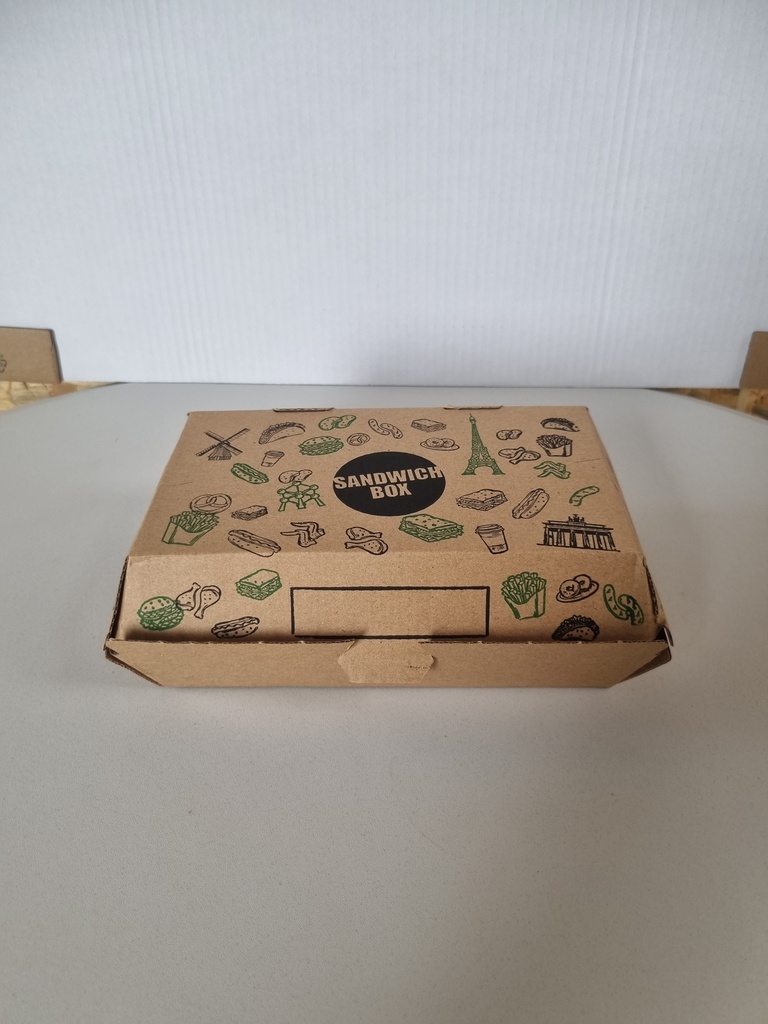 Lunchbox carton HB 10 - 100 pcs