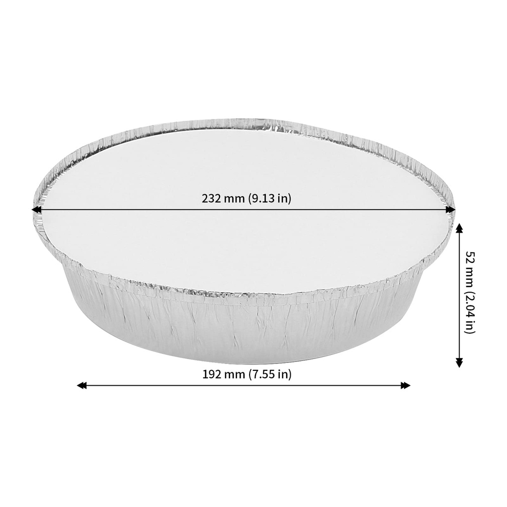 Alu-couvercle pour round 23 cm. 