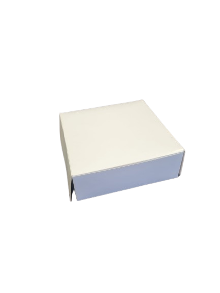 Boite pâtisserie (Cake box) 13*13*5 - WHITE - 100 pcs.