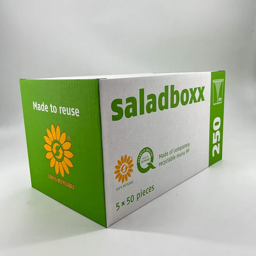 Ravier rectangulaire 125 cc. Combi 250 + 250 pcs. (Pro-PacDE)