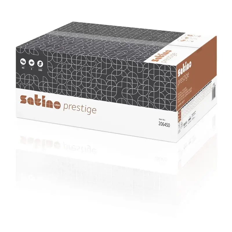 Mouchoir en papier 2 plis Satino Prestige (40x100 pcs.) - 4000 pcs..webp