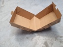 Kraft Hamburgerbox M - 100 pcs. 115x115