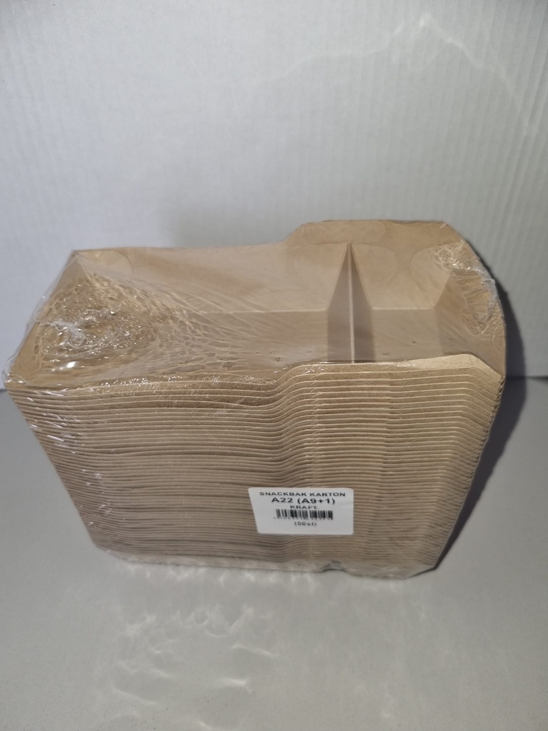 A22 (A9+1) - Ravier Carton Kraft - 181x67x39 - 50 pcs. 
