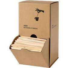 Agitateurs bois 110mm - 1000 pcs.