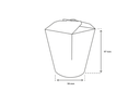 DonerBox Kraft/Brun 26oz - 50 pcs.