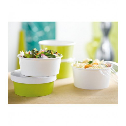 Saladier rond en carton blanc "Buckaty" H75mm 900ml - 45 pcs.