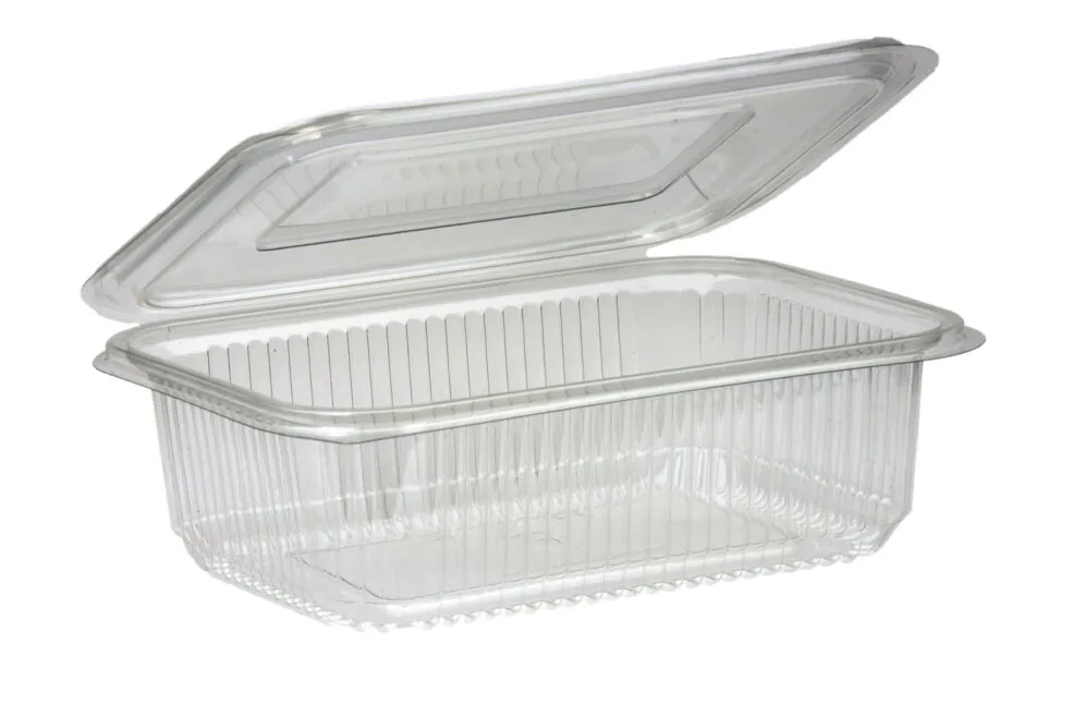 Barquette couvercle attenant 1500 cc. - 100 pcs.