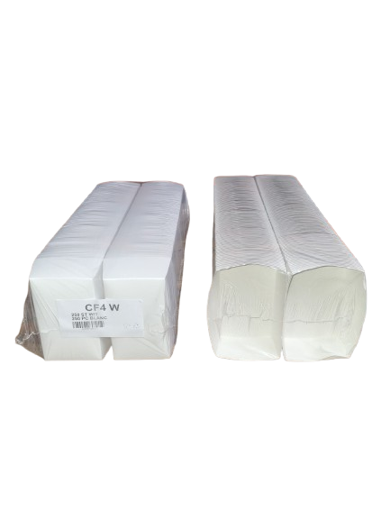 CF4W - Carton ravier frites 125*75*40 CF4 blanc 250 pcs.