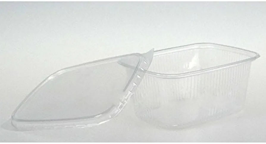 Ravier rectangular combi 250+250 avec couvercle 250 cc. (ProPacDE)