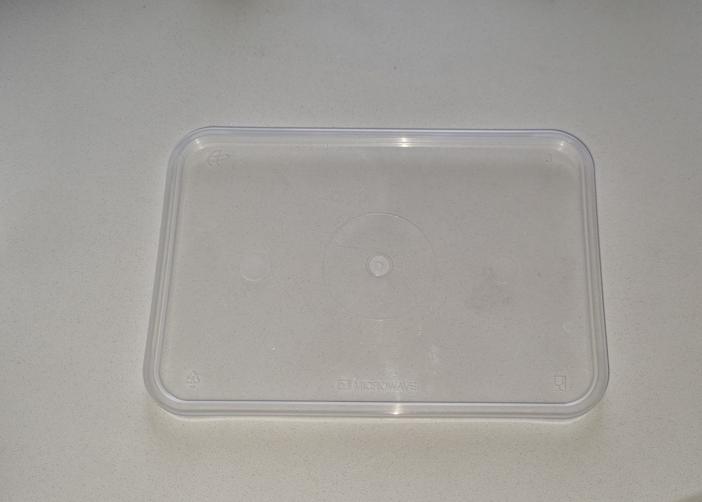 COUVERCLE MW 174x120mm 500pcs CLEAR	