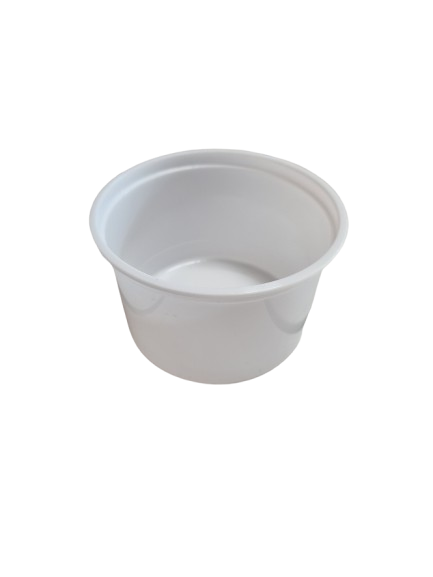 MW Round Container 500cc 500pcs WHITE