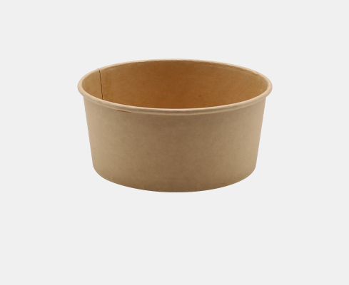 Saladier en carton Kraft combi 1300 ml. 150 pcs.+ 150 pcs.