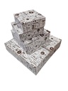 Boite pâtisserie (Cake box) 19*19*8 - WHITE - 100 pcs.