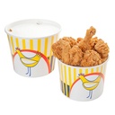 ChickenBucket 85oz/2550ml+couv.- 189*147*146 - 300 pcs. (6x50 pcs.)