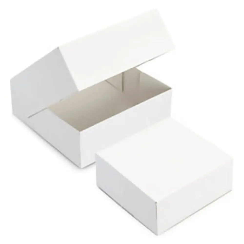 [20190714] Boite pâtisserie (Cake Box) WHITE 30*30*8 - 100 pcs.