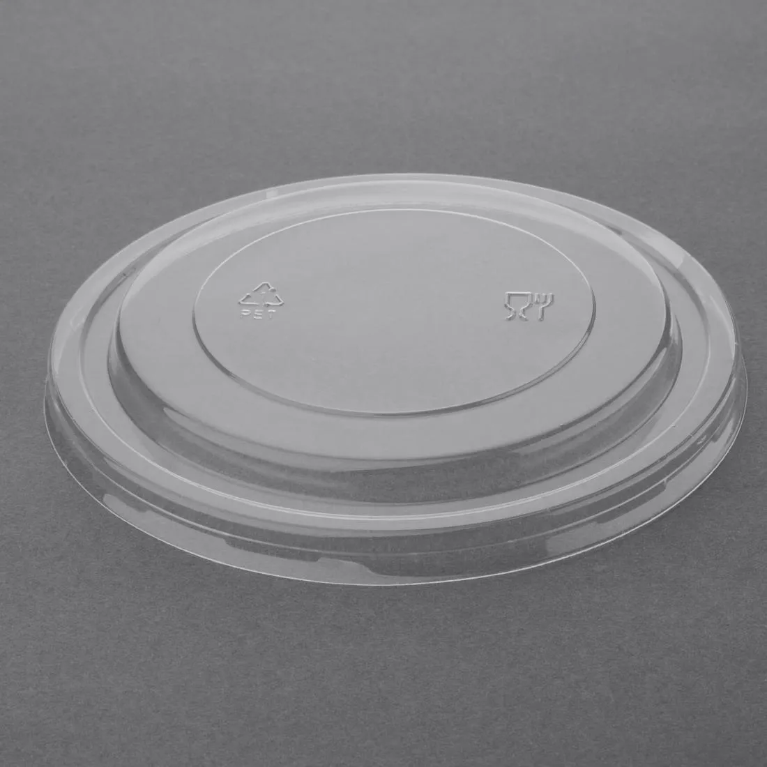 RPET couvercle pour salad bowl 500-750-1000ml anti-fog 148mm - 300 pcs.
