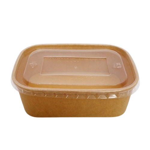 RPET couvercle pour rectangulaire container 500-1000ml 173*121 - 300 pcs.