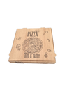 Pizza doos 32x32x4 cm. Brun 100 pcs.