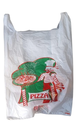 Hemddraagtassen pizza 40+30x65 bedrukt - 500 pcs.