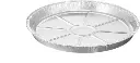 Alu plateau flat rond 20 cm. - 400 pcs.