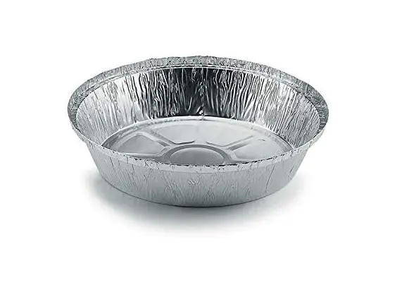 [C807/1000L-400] Alu schaal rond 20 cm. - 400 pcs. 