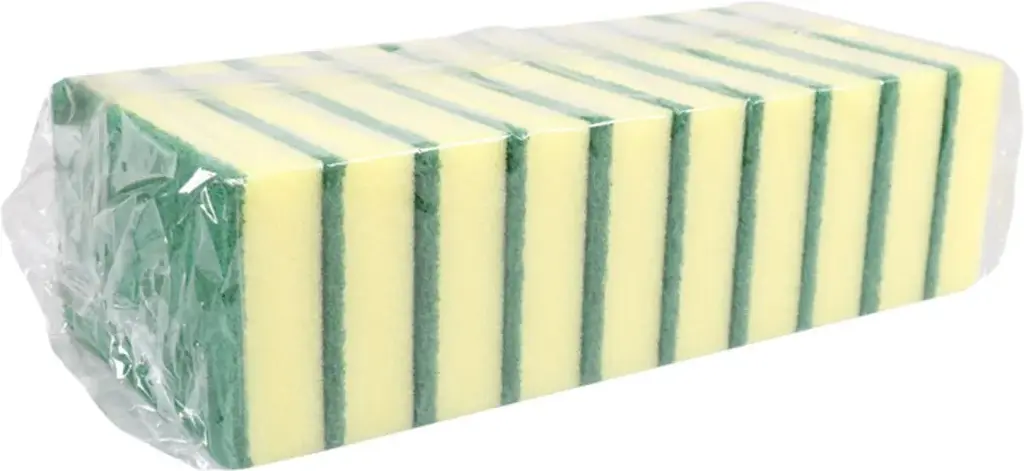 SCHUURSPONS VLAK GROOT 14 x 9 x 2.5 cm - 10 pcs.
