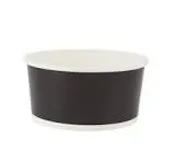 Saladier en carton BOWL-BLACK-PE 1000ml 148*129*78 - 300 pcs.