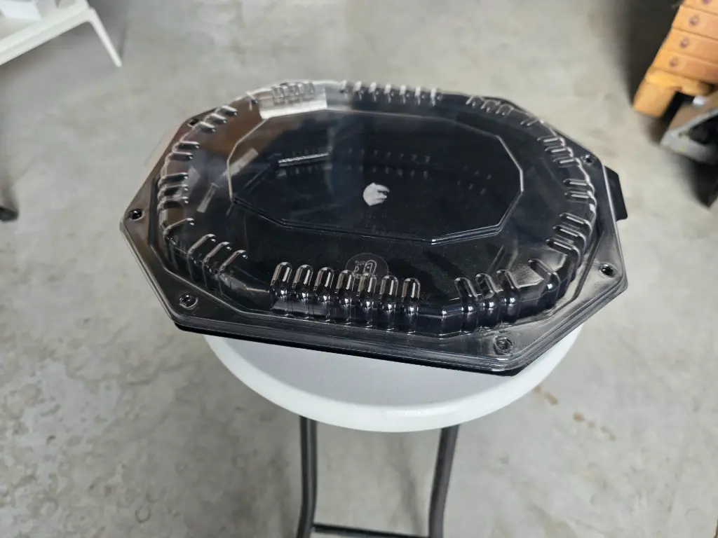 Catering Tray 35 cm. BLACK Combi (50 pcs. tray + 50 pcs. couvercle)