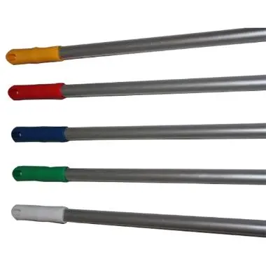 HEVA Manche alu - poignée bleue - 140 cm - Ø 23,4mm