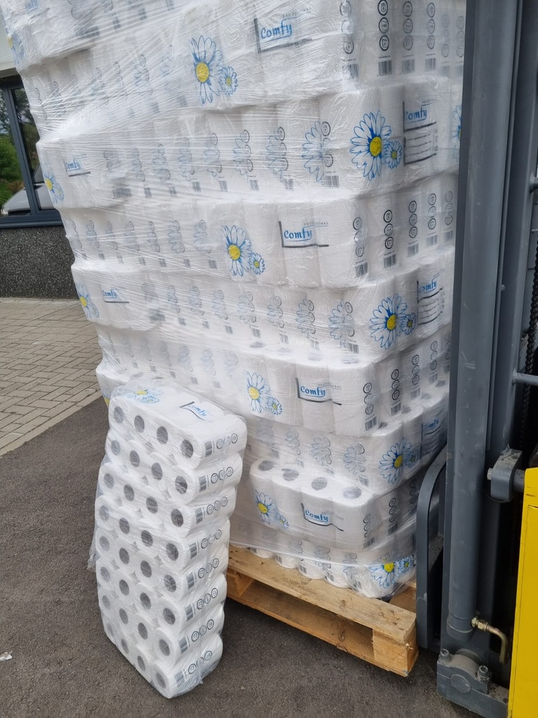 WC Papier 3ply - 150 f. - 8 roll x 8 pqt. - (64 roll/ctn)