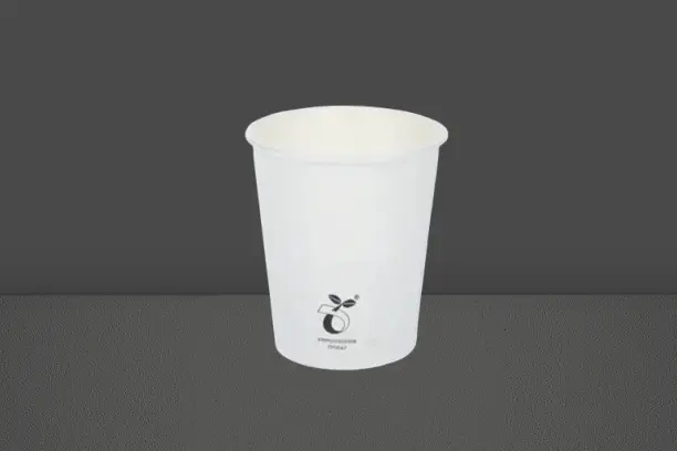 [820080W] Gobelet en carton WHITE - 8oz/200ml/ Ø80mm - (20x50pcs)/1000pcs