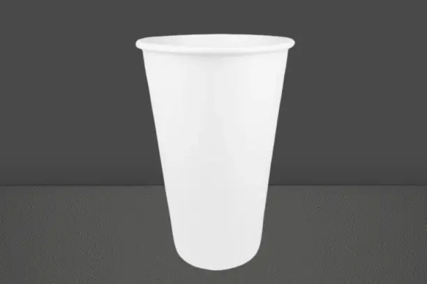 [1645090ZW] Gobelet en carton WHITE - 16oz/450ml/ Ø90mm - (20x50pcs)/1000pcs