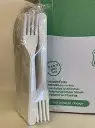 Fourchette RE-FLEX White Reutilisable - 10 x 100 pcs (1000 pcs/ctn)