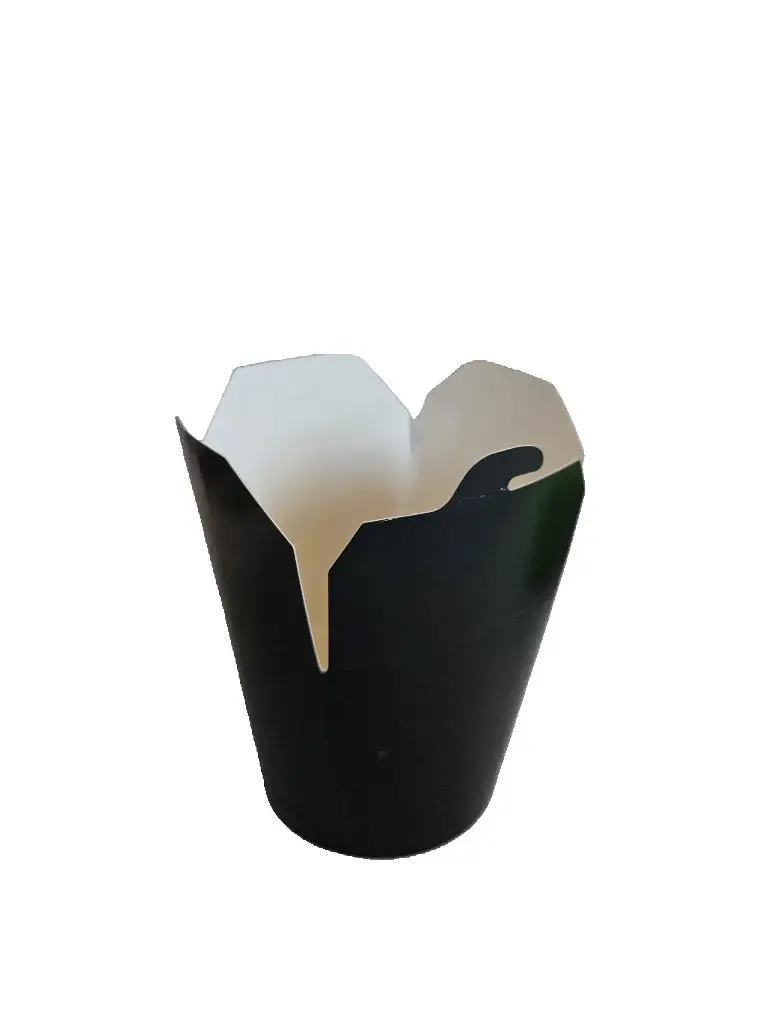 [20191228] Noodle/pasta box 26oz/780ml Black PE 97*90 * 94 (10x50pcs) / 500pcs