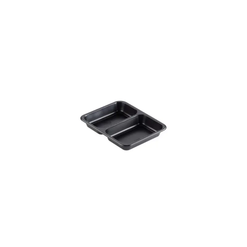 Barquette PP PC2 noir 227 x 178 x 32 mm - 440/370 ml - 216 pcs.