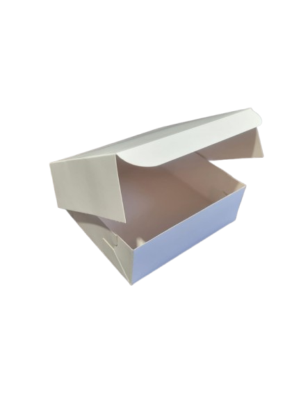 [20190745] Boite pâtisserie (Cake box) 40*40*10 - WHITE - 50 pcs. 