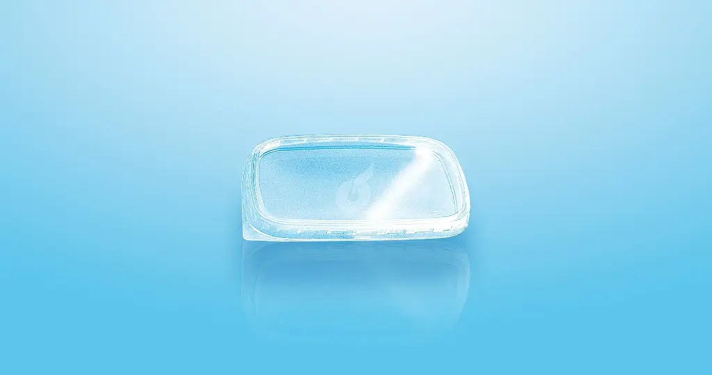 Ravier rectangulaire 125 cc. (10x100pcs)/1000pcs. (ProPacDE)