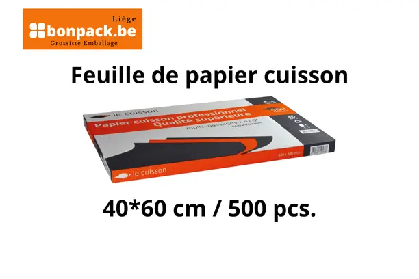 [BA714060B] Feuille de papier cuisson 40*60 cm - 500 pcs.