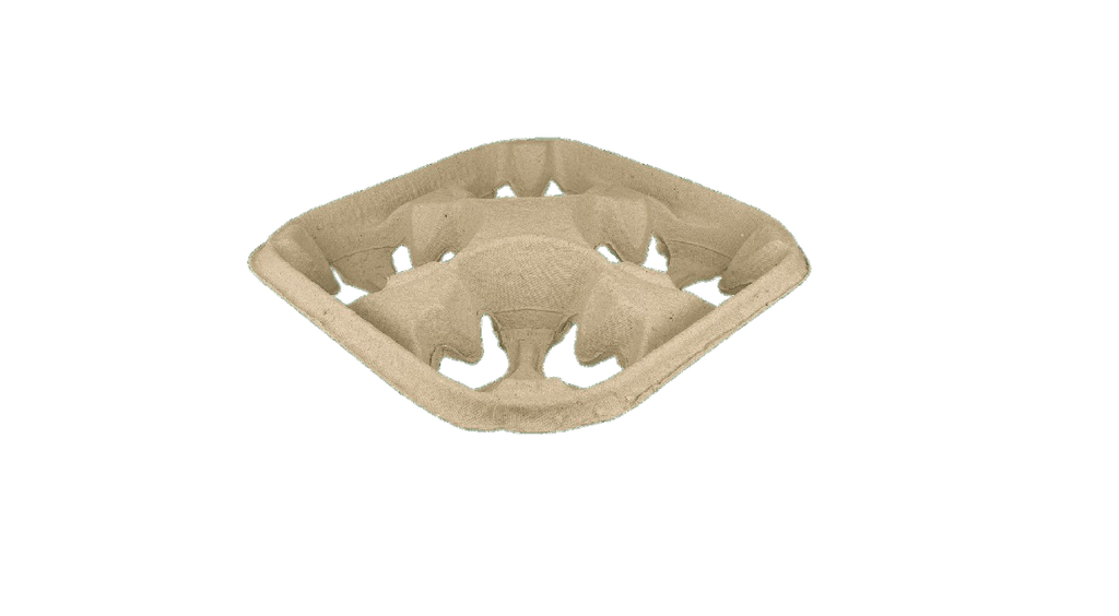 Porte-gobelets à emporter - 4 compartiment - (2x110 pcs)/220 pcs.