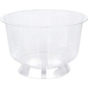 Dessertcup/tramisu sur pied -PP- 210 cc / Ø 95mm.  - (24*25pcs)/600pcs