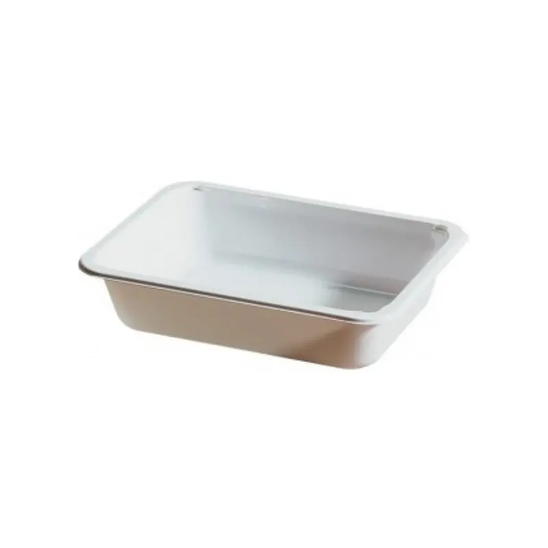 Barquette PP PC1 blanc 227 x 178 x 50 mm - 1345 ml