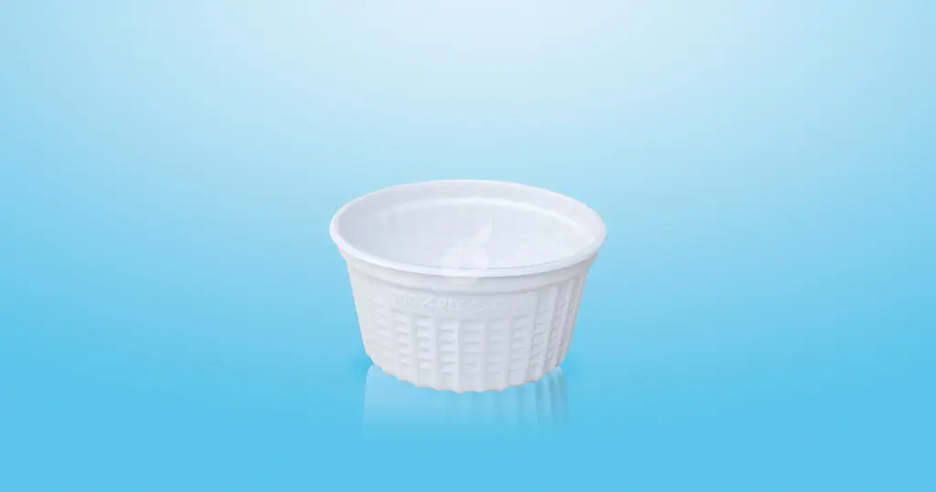 Bol rond PP-Thermo  ø115 x 60 mm 350 cc Airpac/ProPacDE Art.No.414 (24x25pcs) / 600 pcs.