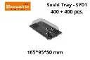 Sushi Tray Noir + Couvercle  Combi SY-01 / 165*95*50mm - 400 pcs.