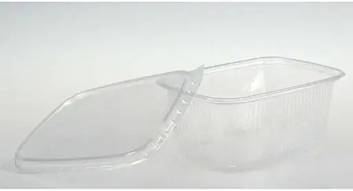 Ravier rectangular avec couvercle 250 cc. (ProPacDE)
