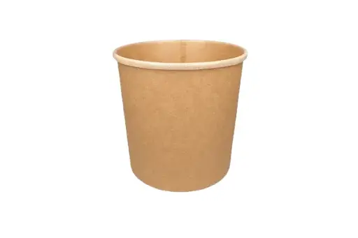 [20190451] Gobelet soupe BIO en Kraft 26oz/780ml -Ø118 mm-500 pcs.  (10x50pcs.)