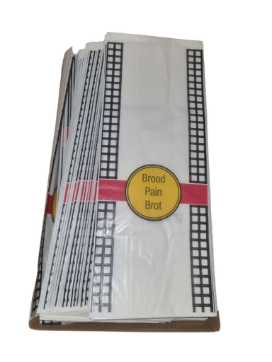 sac a pain 800 gr Lang / Long (Brique) 17*47+11cm - Rouge - LCW