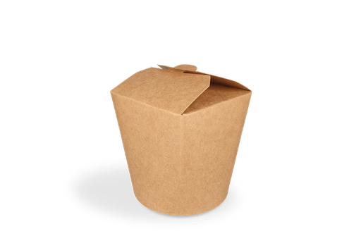Wok to go / noodle / pâtes box Kraft/Brun 32oz / 1000 ml - 50 pcs.