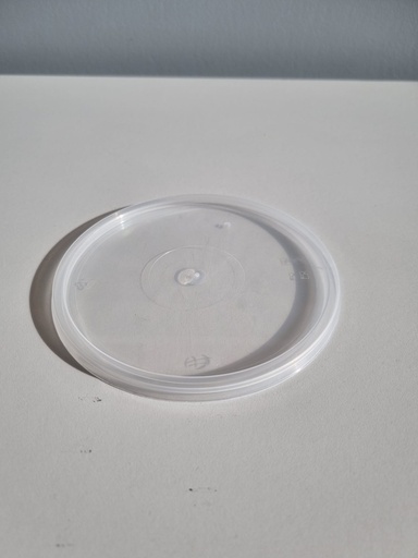 [QCR115001] MW round couvercle Ø115mm. - 500 pcs. - TRANSPARENT