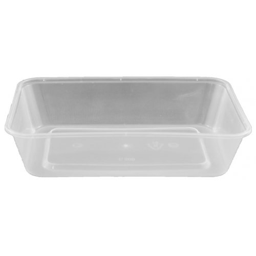[182632] SQ 1000ml MW Container 182/63 PP 500pcs CLEAR